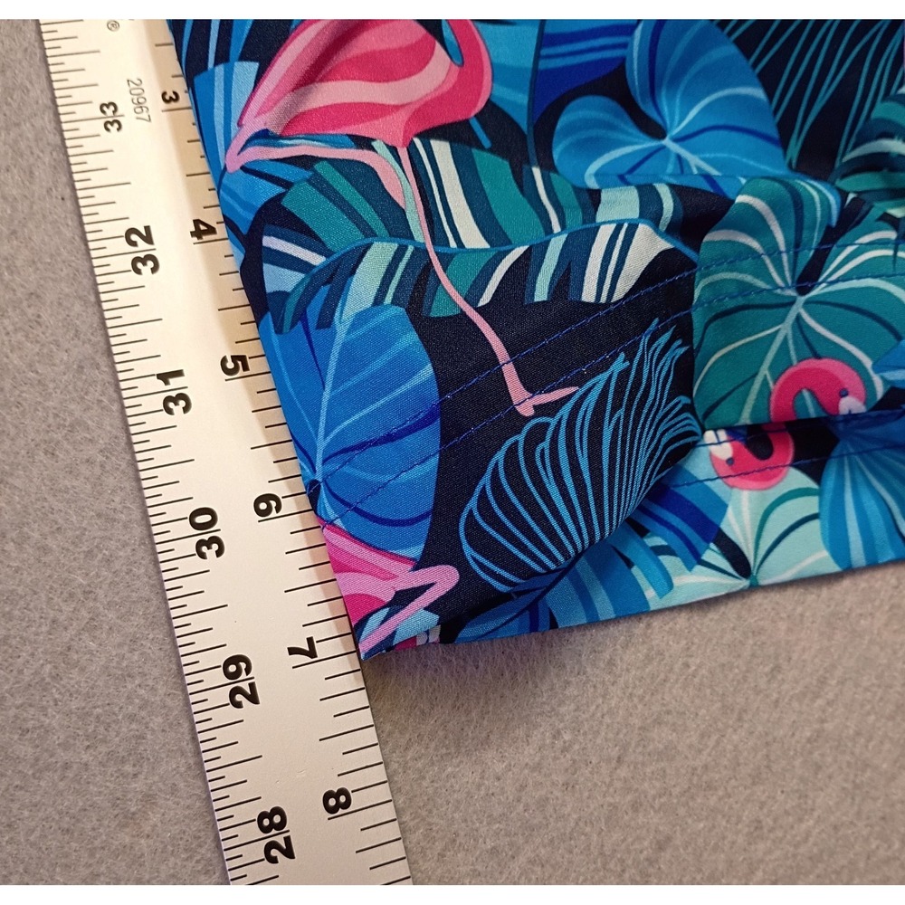Member's Mark Men's Resort Swim Trunk Size XL Flamingo‎ Tropical Palm Leafs - Picture 6 of 12